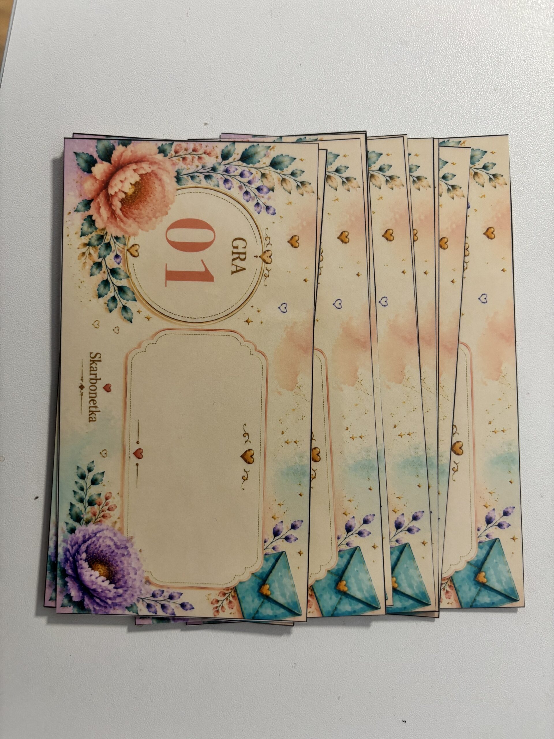 Karty do gier A6 BLOOM – 12 szt.